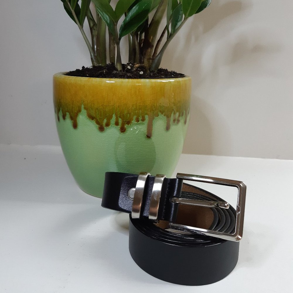 Black Leather Belt